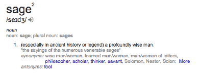 SAGE SAGE