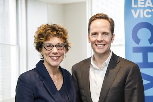 Ed O'Malley and Julia Fabris McBride from the Kansas Leadership Center