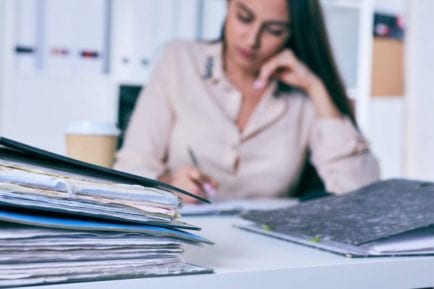 women busy at work