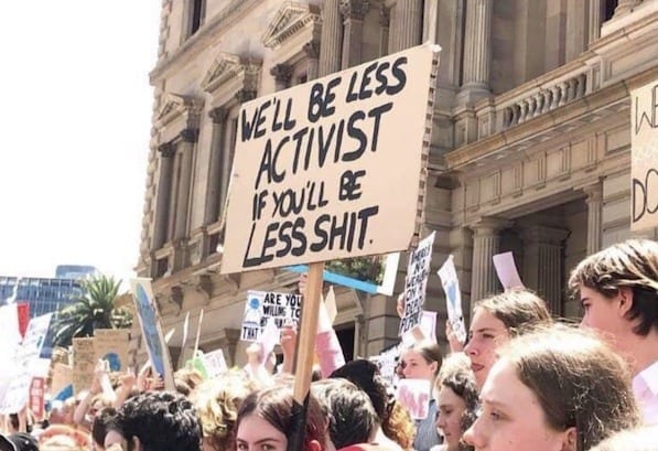 Climate protest