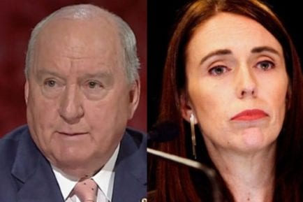 Alan Jones Jacinda Ardern