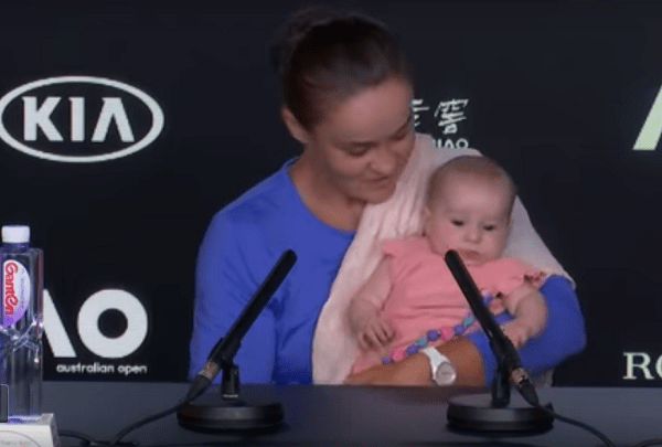 Ash Barty brings baby niece to press conference: 'Perspective is a  beautiful thing