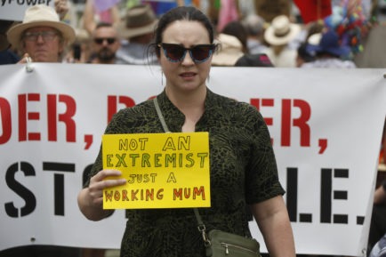 protesting mums