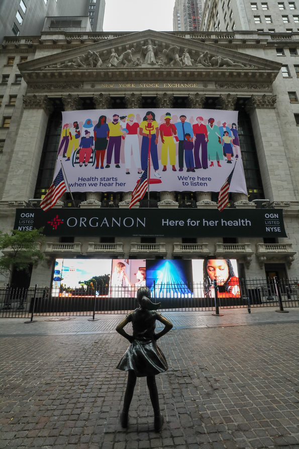 Organon's launch on the New York Stock Exchange on June 3. 