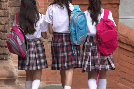 Another gender gap: Uniforms preventing girls from being as active as boys
