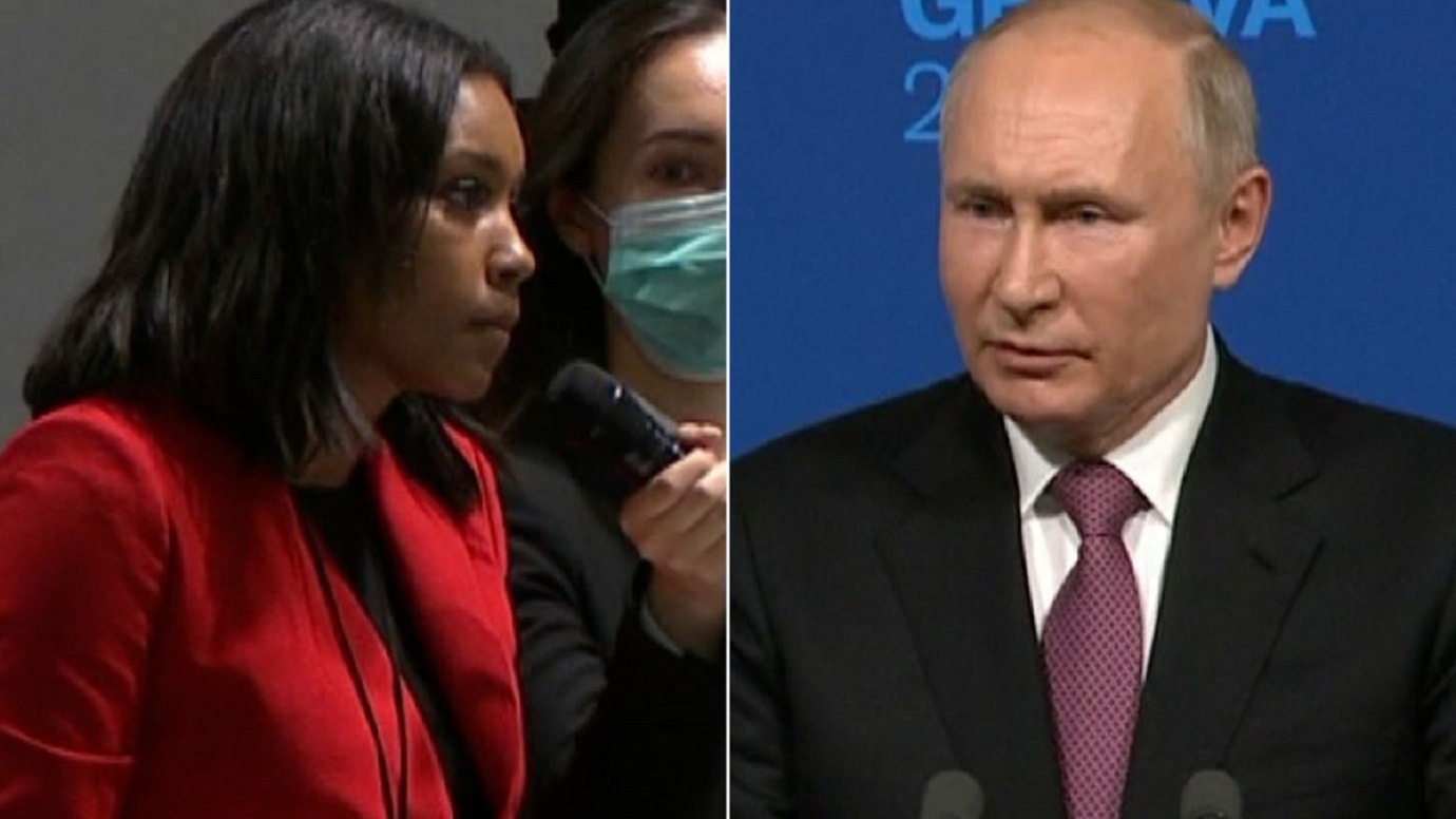 'What are you so afraid of?' US journalist Rachel Scott confronts Putin