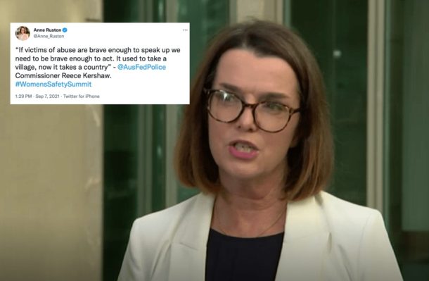 Anne Ruston: 'We need to be brave enough to act when victims speak up.'