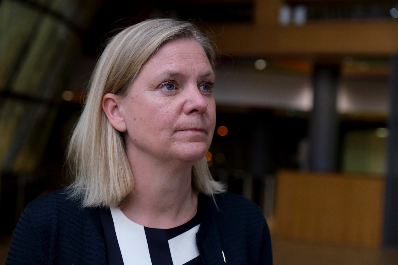 Sweden's parliament elected its first female prime minister. She