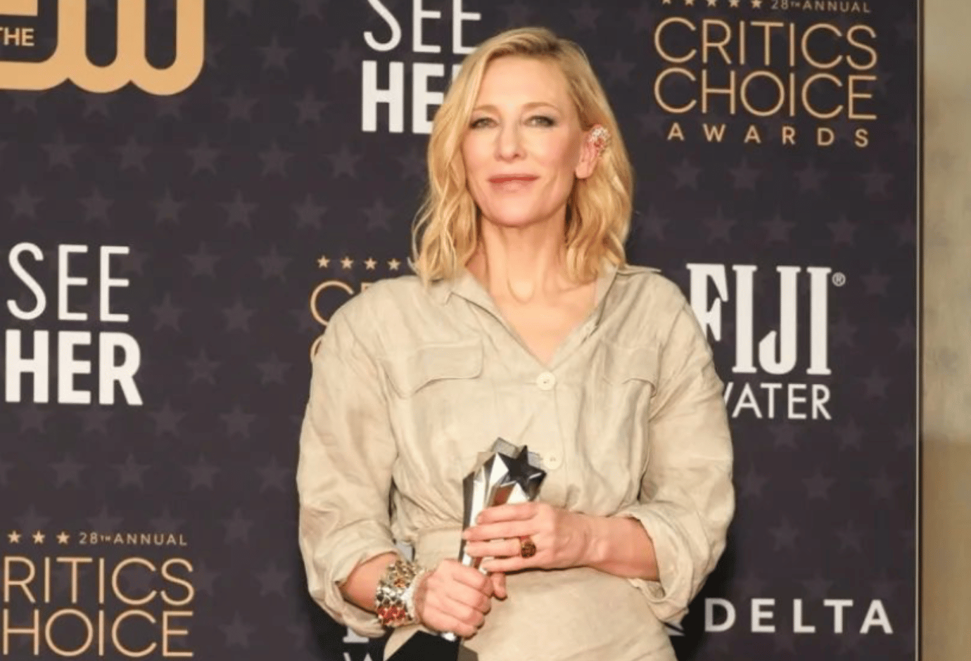 Cate Blanchett blasts 'patriarchal pyramid' of awards in speech