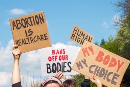 Abortion protests (stock image)