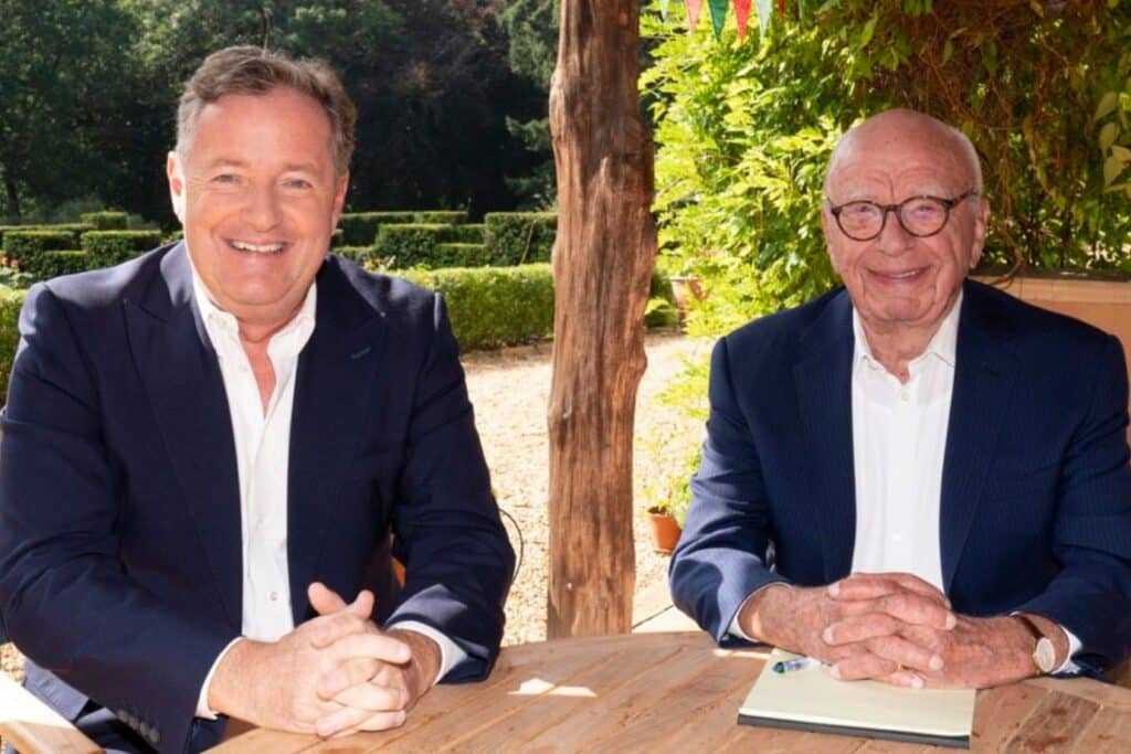 Rupert Murdoch, Piers Morgan