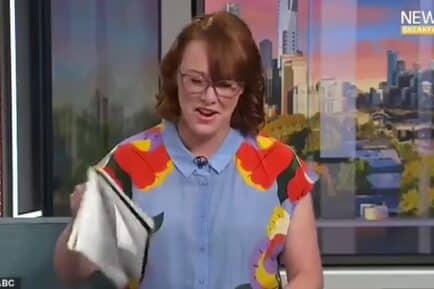 Imogen Crump, guest ABC news breakfast host