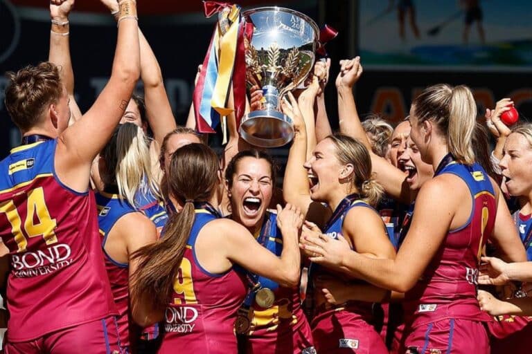 Brisbane Lions Take Home The Premiership Of The AFLW Grand Final