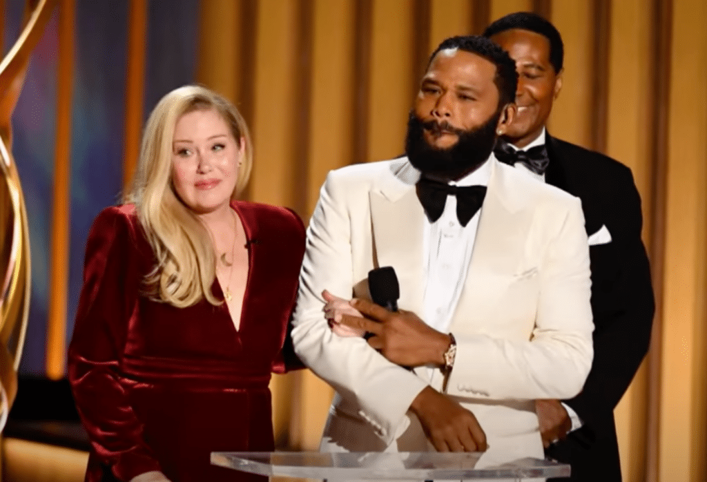 Christina Applegate Makes Emotional Appearance At Emmys