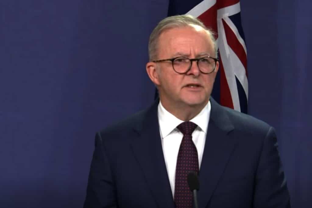 Anthony Albanese following national cabinet meeting on violence against women