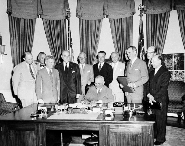 NATO signing in 1949. 