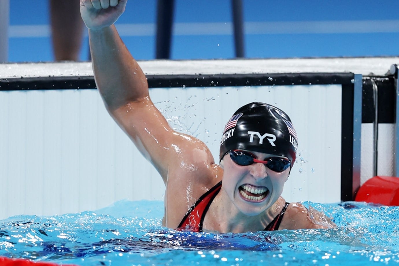 Katie Ledecky is first female swimmer to win gold at four Olympics