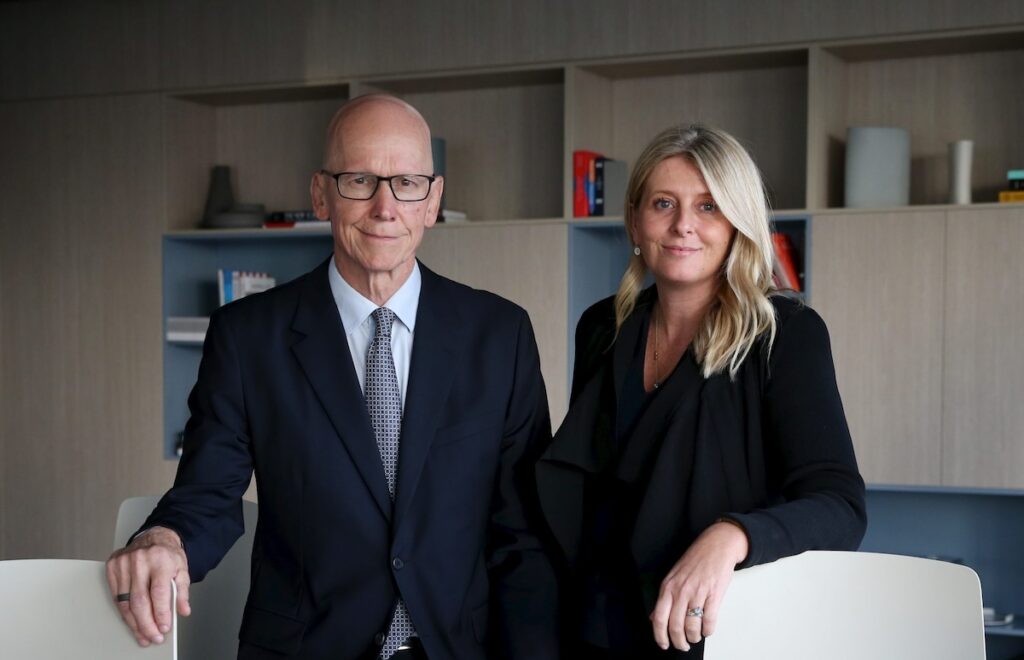 Caroline Gurney and Geoff Wilson