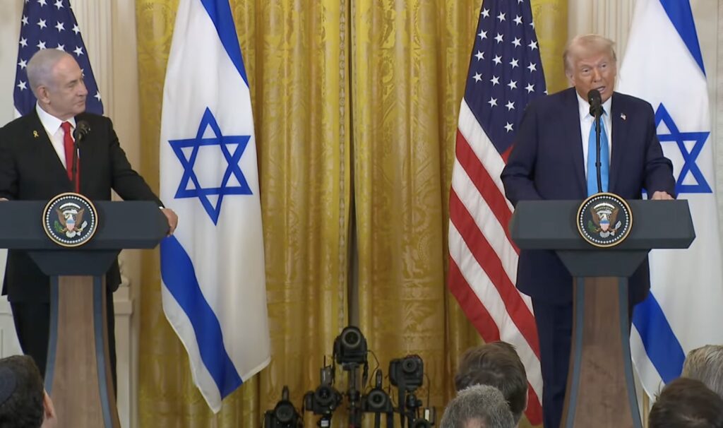 Trump and Netanyahu on Gaza