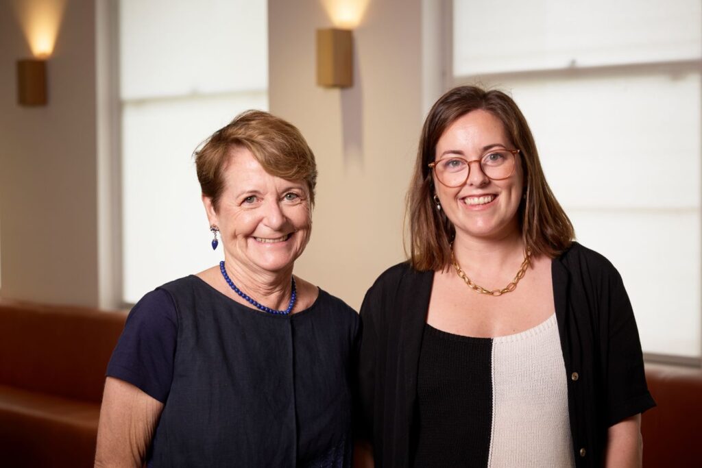 Anna and Lily Ainsworth at UNSW