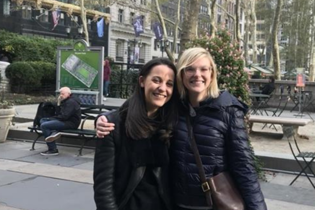 Sarah Skillington and Rachel Skillington in 2018.