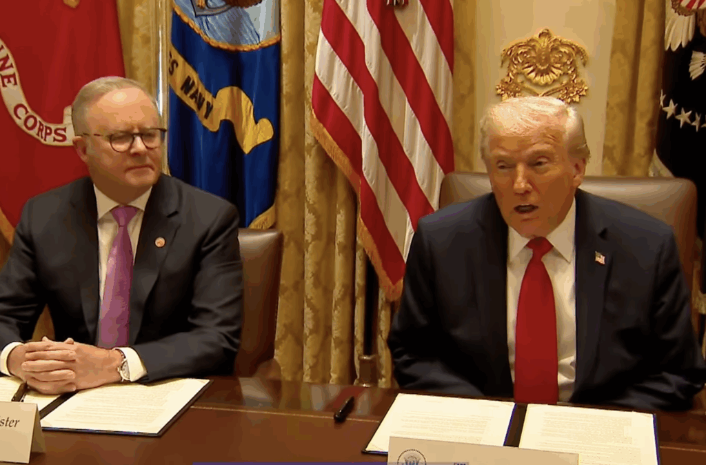 Albanese and Trump sign agreement