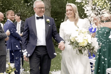 Anthony Albanese and Jodie Haydon wedding