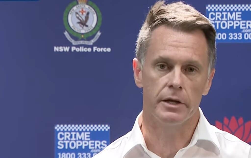 Chris Minns following Bondi terrorist attack