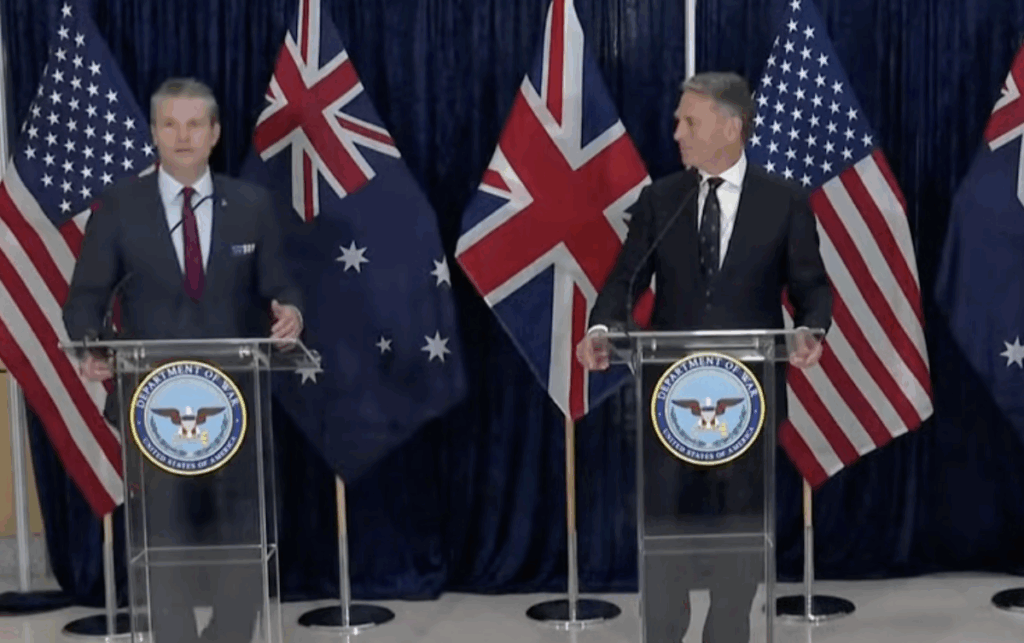 Hegseth and AUKUS Marles