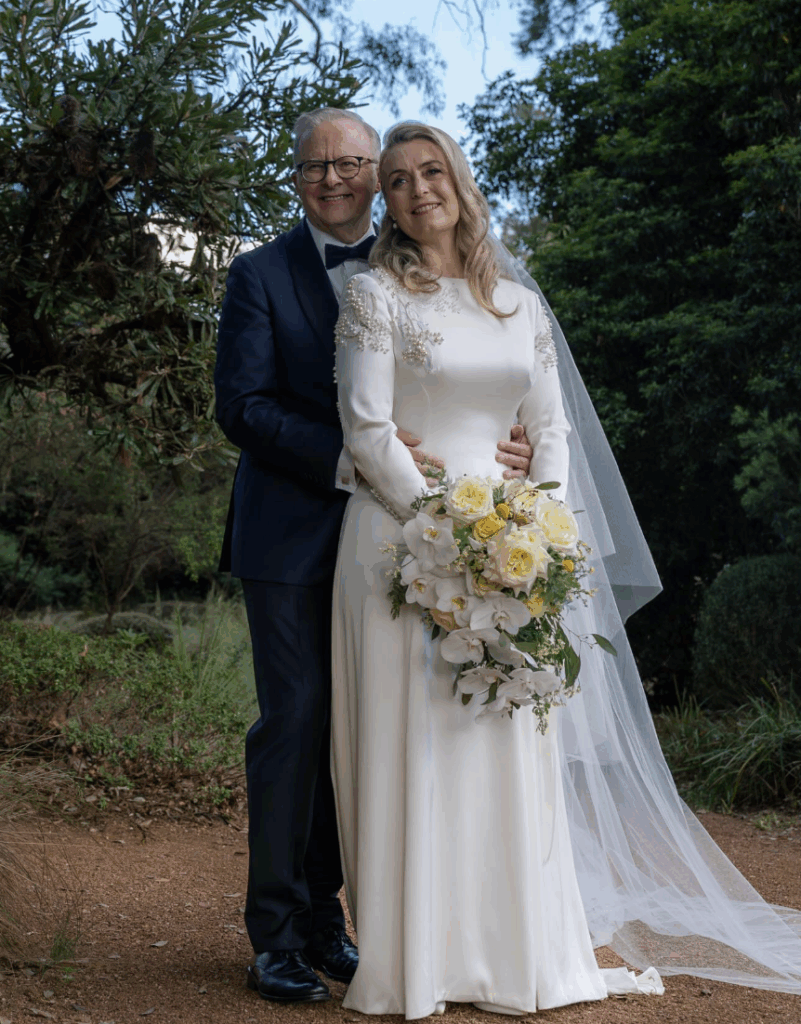 Anthony Albanese and Jodie Haydon