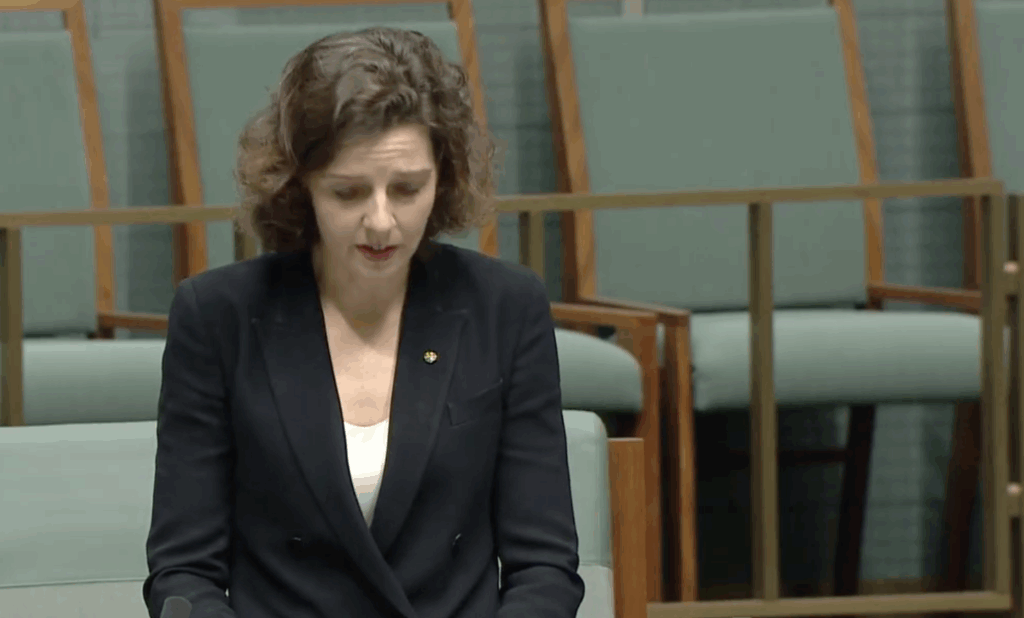 Allegra Spender condolence motion