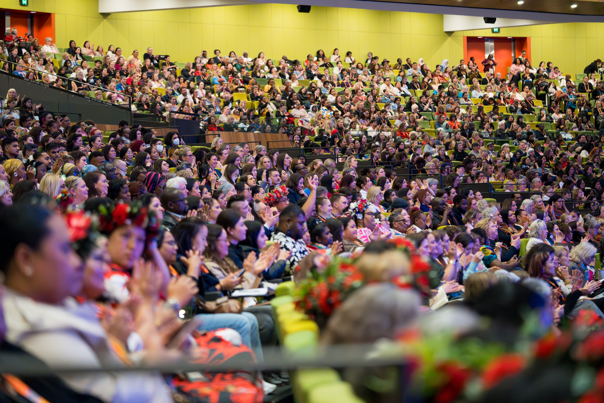 Ready to counter misogyny and set strategy for change, thousands arrive in Melbourne