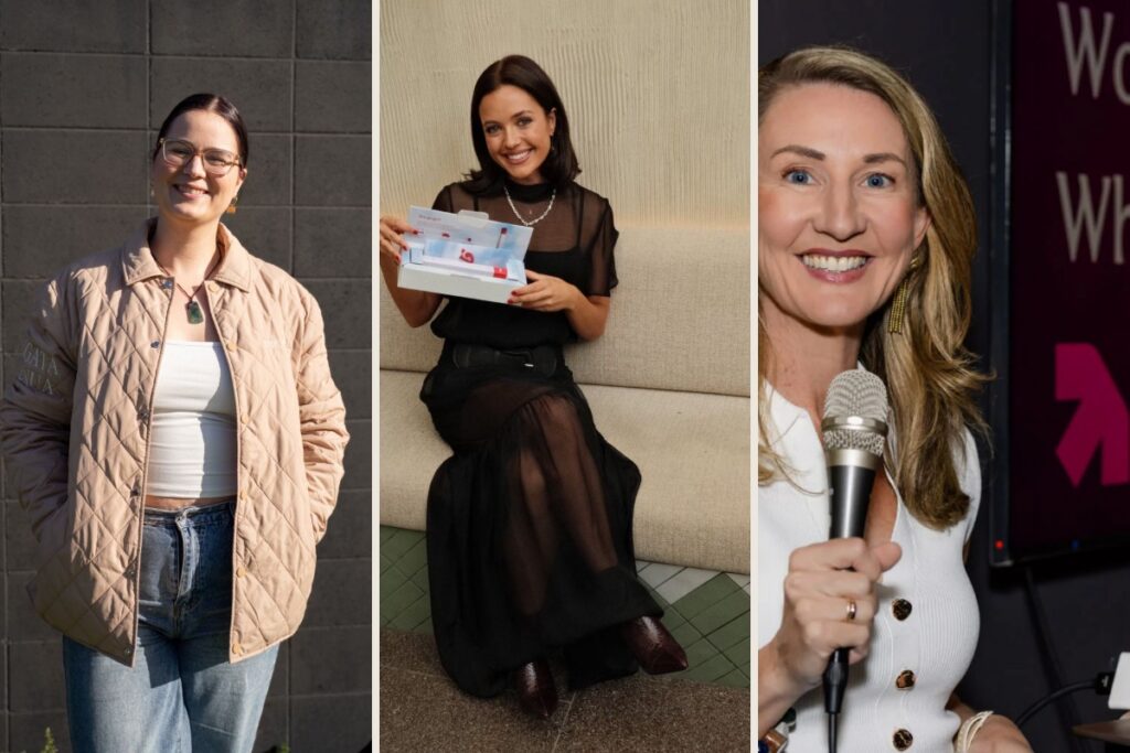 three female founders