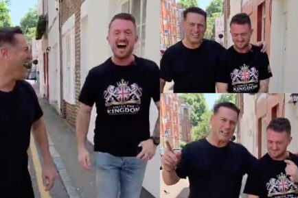 Karl Stefanovic and Tommy Robinson