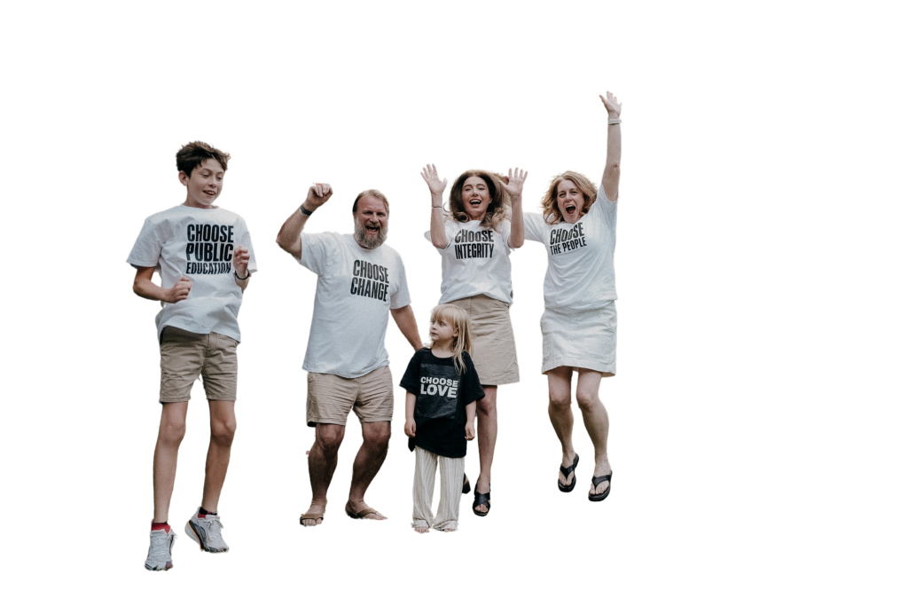 Aleta Moriarty and family