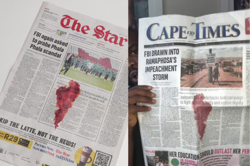 Cape Times, The Star newspaper campaign