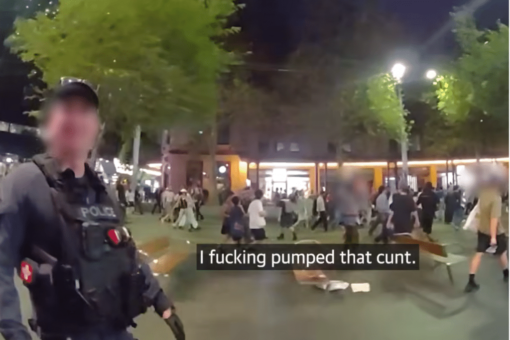 NSW police footage